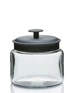 1 1/2 Quart Anchor Montana Jar with Black Metal Cover | 4 Pack<Jar Store Hot