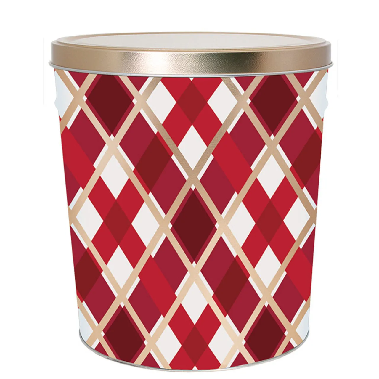 3.5 Gallon Holiday Popcorn Tin<Jar Store Sale