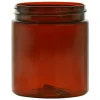 8 oz Amber PET Straight Sided Jar 70-400 | 36 Pack<Jar Store Online