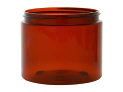 16 oz Amber PET Straight Sided Jar 89-400 | 36 Pack<Jar Store Fashion
