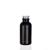 1 oz Black Boston Round Bottle 20-400 | 25 Pack<Jar Store Hot