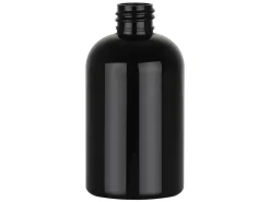 4 oz Black PET Boston Round 20-410 | 36 Pack<Jar Store Best