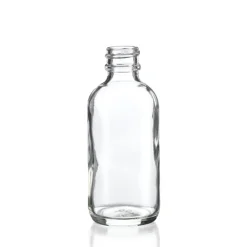 2 oz Clear Boston Round Bottle 20-400 | 18 Pack<Jar Store Hot