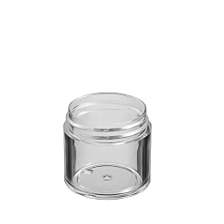 1 oz Clear PS Thickwall Jar 43-400<Jar Store Hot