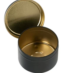 6 oz Black Candle Tin with Feet | 12 Pack<Jar Store Online