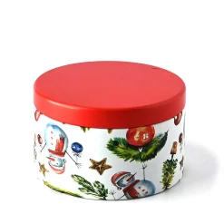 8 oz Holiday Decorated Candle Tin | 12 Pack<Jar Store Online