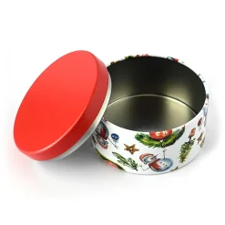 8 oz Holiday Decorated Candle Tin | 12 Pack<Jar Store Online