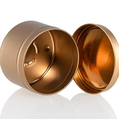 6 oz Rose Gold Candle Tin with Feet | 12 Pack<Jar Store Hot