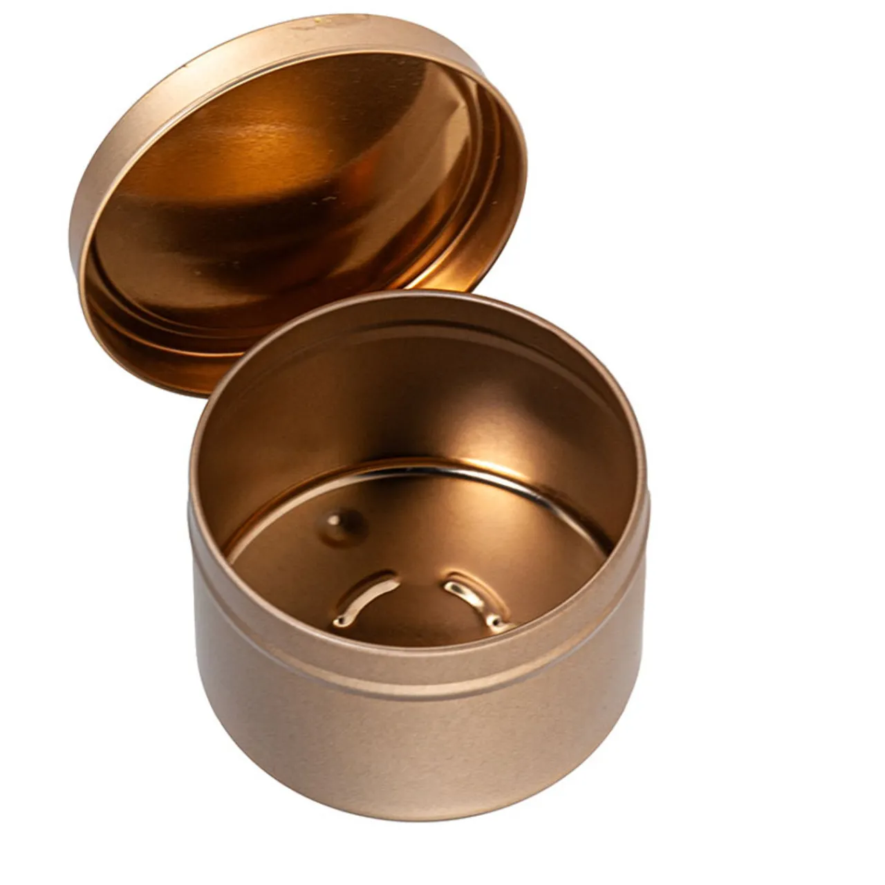 6 oz Rose Gold Candle Tin with Feet | 12 Pack<Jar Store Hot