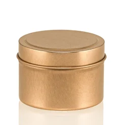 4 oz Rose Gold Candle Tin with Feet | 12 Pack<Jar Store Best