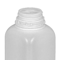 16 oz Natural HDPE Tall Square Tamper Evident Bottle 38-400 | 12 Pack<Jar Store New