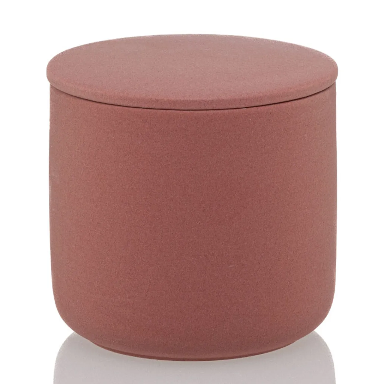 13.5 oz Rose Pink Ceramic Candle Jar with Lid | 16 Pack<Jar Store Hot