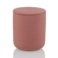 12.7 oz Rose Pink Ceramic Candle Jar with Lid | 16 Pack<Jar Store New