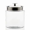 3 Quart Anchor Mini Montana Jar with Silver Metal Cover | 2 Pack<Jar Store Sale