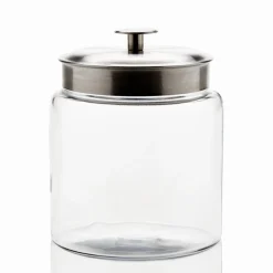 3 Quart Anchor Mini Montana Jar with Silver Metal Cover | 2 Pack<Jar Store Sale