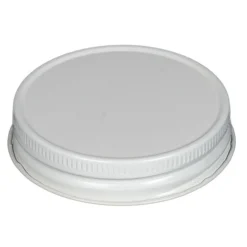 70-450 White Metal Lid | 12 Pack<Jar Store Best