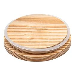 3 Wick Pine Candle Lid 4 Inch | 12 Pack<Jar Store Discount