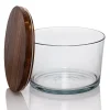 Anchor Glass Party Bowl with Acacia Lid | 2 Pack<Jar Store Clearance