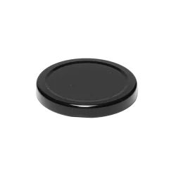 Black 70mm Twist Off Lid | 12 Pack<Jar Store Online