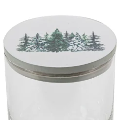 Frosted Pines Wood Lid | 12 Pack<Jar Store Best