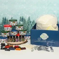 Glow Luxe Candle Making Kit with 8 oz Holiday Tins<Jar Store Hot