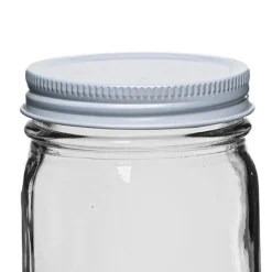 58-400 White Metal Lid | 12 Pack<Jar Store Best