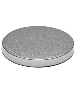 Large Brushed Silver Metal Lid | 12 Pack<Jar Store Discount