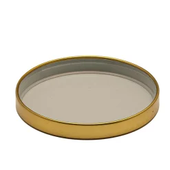 Large Pure Gold Metal Lid | 12 Pack<Jar Store Discount