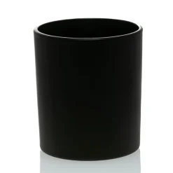 Matte Black Colored Candle Jar - 14.5 oz with Bamboo Lid | 12 Pack<Jar Store Online
