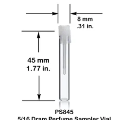 Perfume Sampler Vial - 5/16 Dram | 100 Pack<Jar Store Clearance