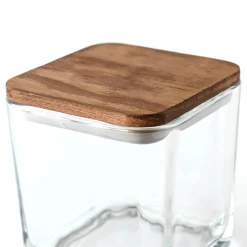 Timber Square Stained Wood Candle Lid | 12 Pack<Jar Store Online