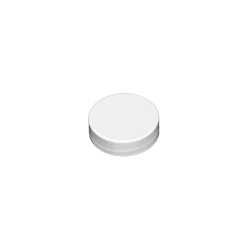 White 38-400 Smooth Sided Cap with Liner | 36 Pack<Jar Store Clearance