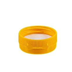Yellow 38-400 Flip Top Closure with Liner | 12 Pack<Jar Store Sale